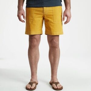 Howler Brothers Mustard Yellow Corduroy Shorts